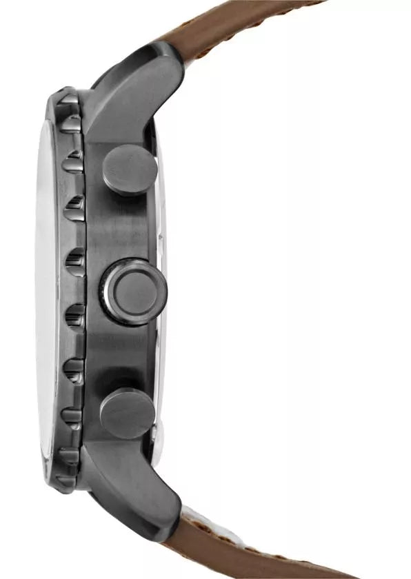 JR1424 Reloj Fossil Nate de caballero correa de piel