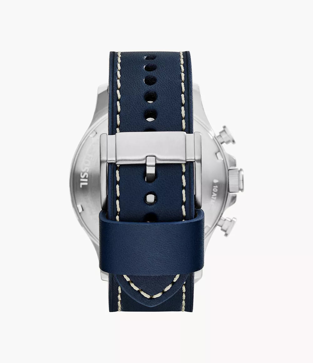 JR1480 Reloj Fossil Nate de hombre pulsera de cuero 50 mm
