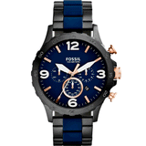 JR1494 Reloj Fossil Nate de hombre pulsera de metal 50 mm