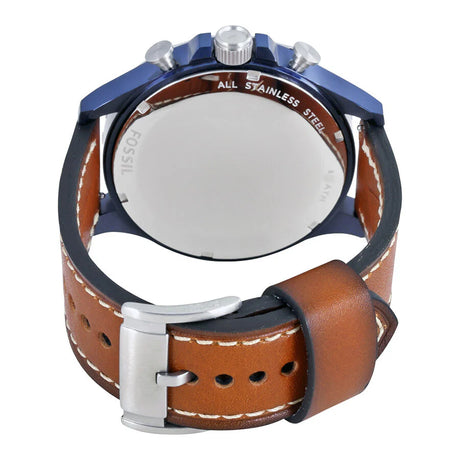 JR1504 Reloj Fossil Nate de hombre pulsera de cuero 50 mm