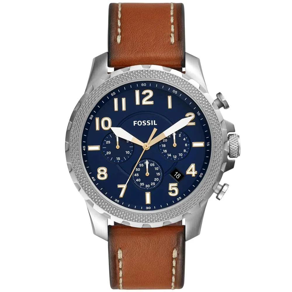 JR1504 Reloj Fossil Nate de hombre pulsera de cuero 50 mm