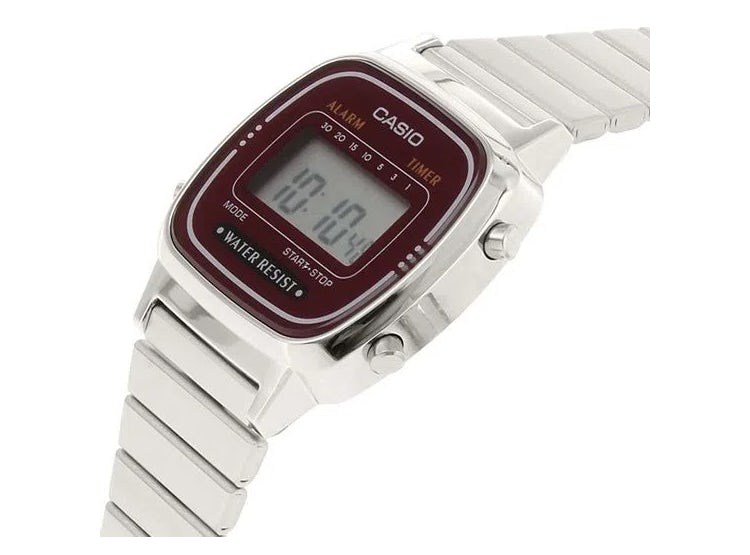 LA-670WA-4 Reloj Casio para Mujer, Vintage Clásico