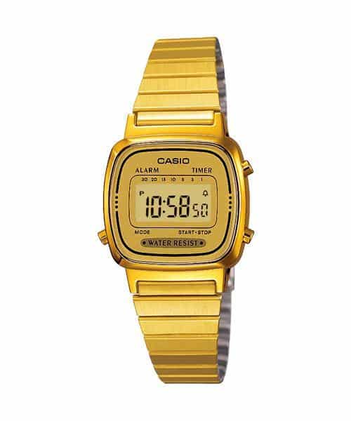 LA-670WGA-9 Reloj Casio para Mujer, Vintage Clásico