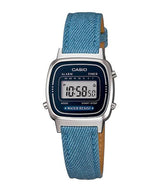 LA-670WL-2A2 Reloj Casio Digital para Dama con Correa de Tela