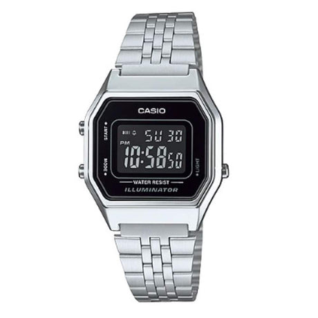 LA-680WA-1B Reloj Casio Unisex, Vintage Clásico Illuminator