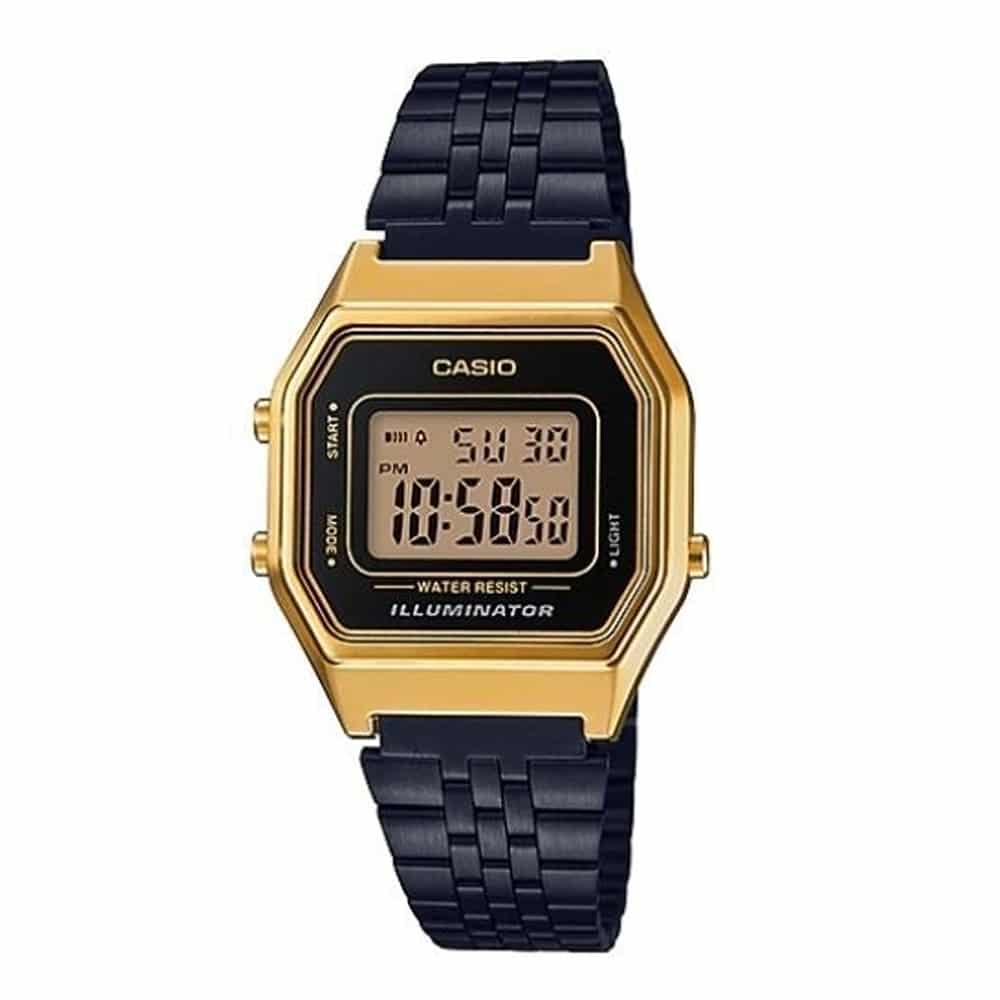 LA-680WEGB-1A Reloj Casio para Hombre, Vintage Clásico Illuminator