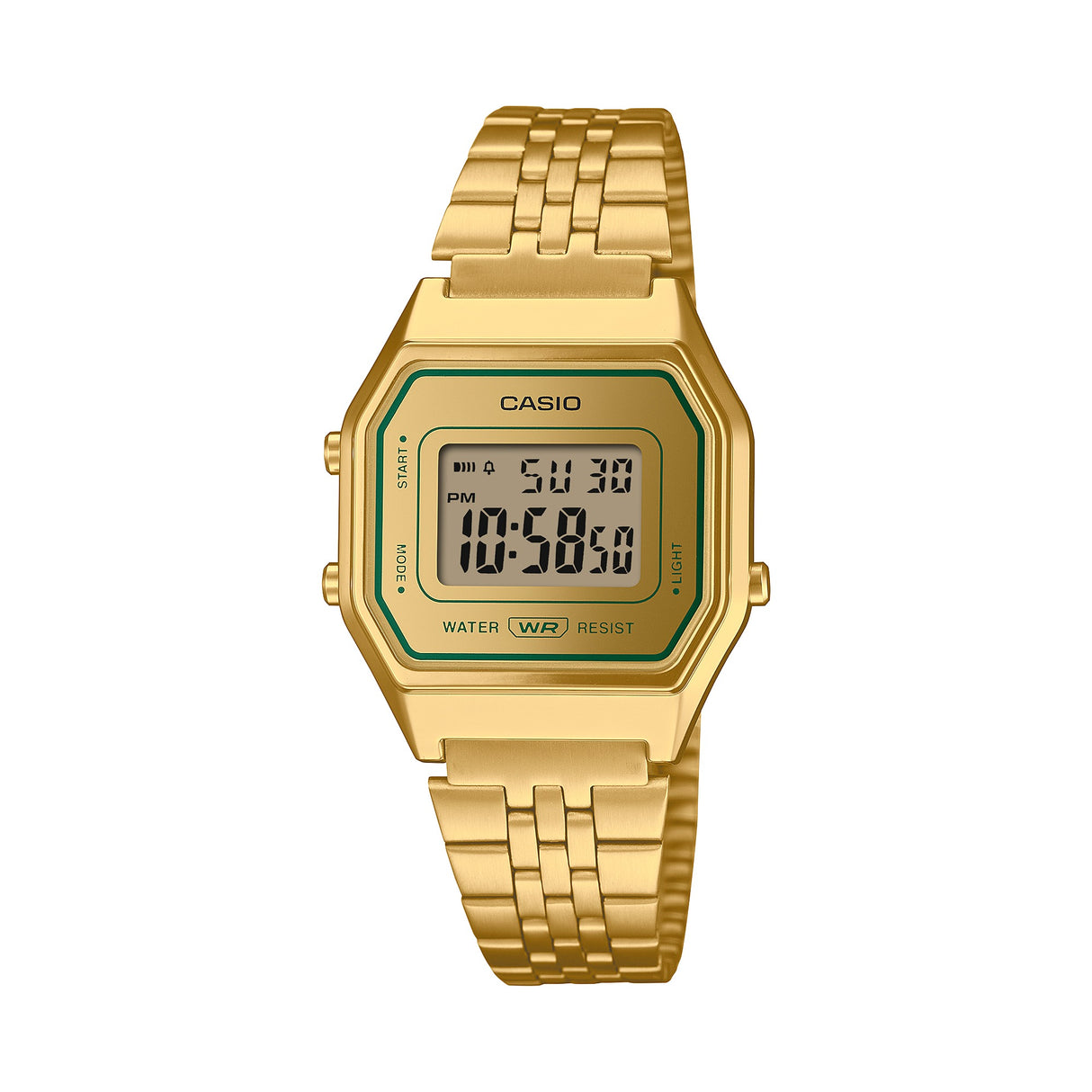 LA680WEGV-9A Casio reloj unisex pulsera de metal
