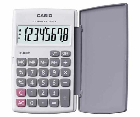 LC-401LV-WE Calculadora Casio de Bolsillo