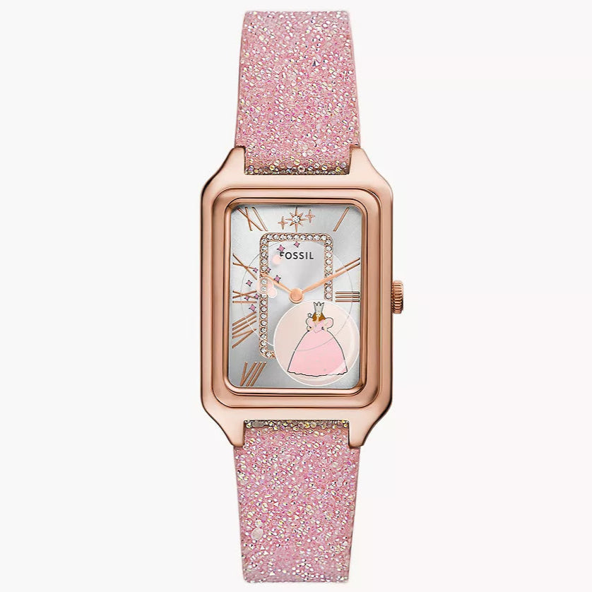 LE1199 Reloj Fossil The Good Witch de El Mago de Oz de mujer pulsera de cuero 26 mm