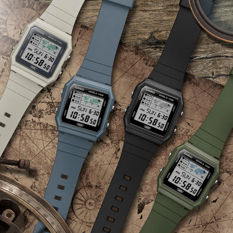 LF-30W-1ACF Reloj Casio Pop de unisex pulsera de resina 37 mm