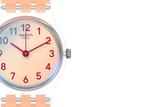 LK395 Swatch Casual Pink de dama correa de resina