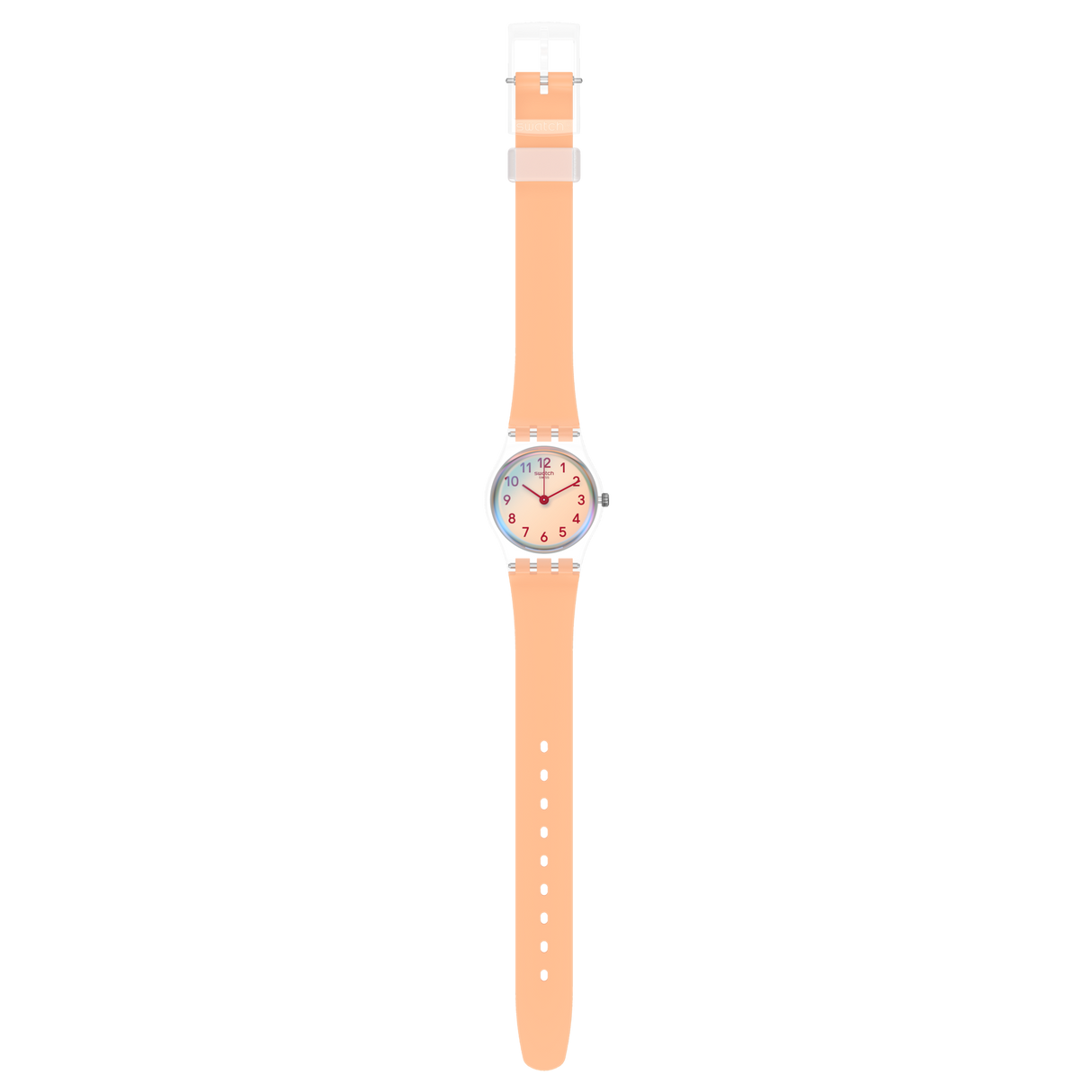 LK395 Swatch Casual Pink de dama correa de resina
