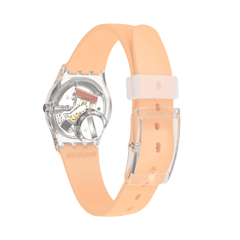 LK395 Swatch Casual Pink de dama correa de resina