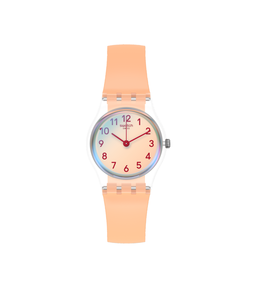 LK395 Swatch Casual Pink de dama correa de resina