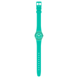 LL115C Reloj Swatch Back To Mint Leave de mujer correa de silicona