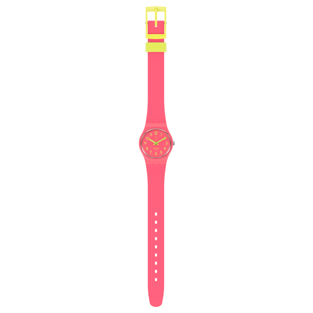LP131C Reloj Swatch Back to Biko Roose de señorita correa de resina