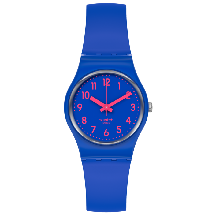 LS115C Reloj Swatch Back To Biko Bloo de señorita banda de resina
