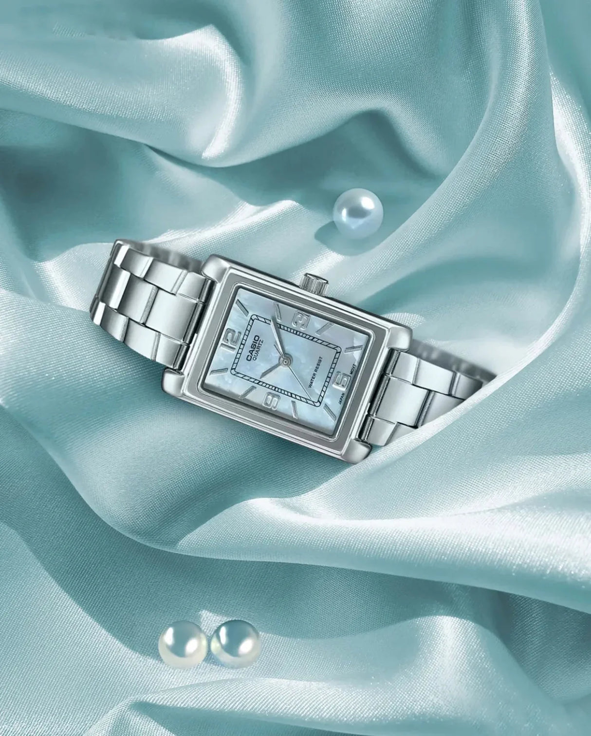 LTP-1234DS-2A Casio Vintage para dama pulsera de metal