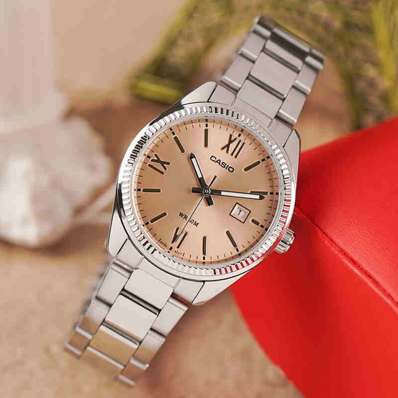 LTP-1302DD-4A2V Casio de dama pulsera de metal