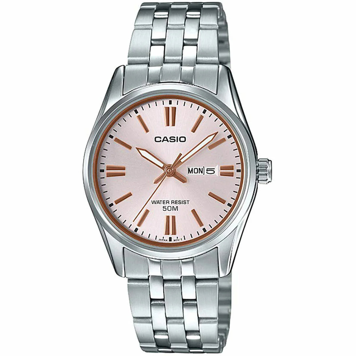 LTP-1335D-4AV Reloj Casio de dama banda de metal