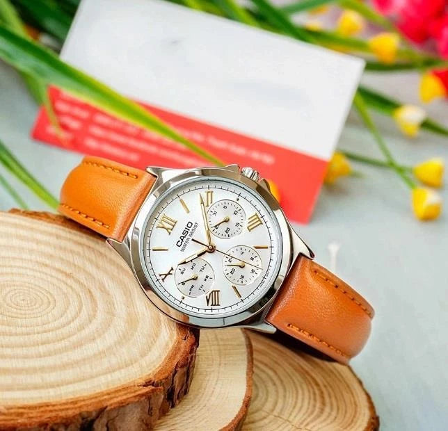LTP-V300L-7A2 Casio de dama pulsera de piel