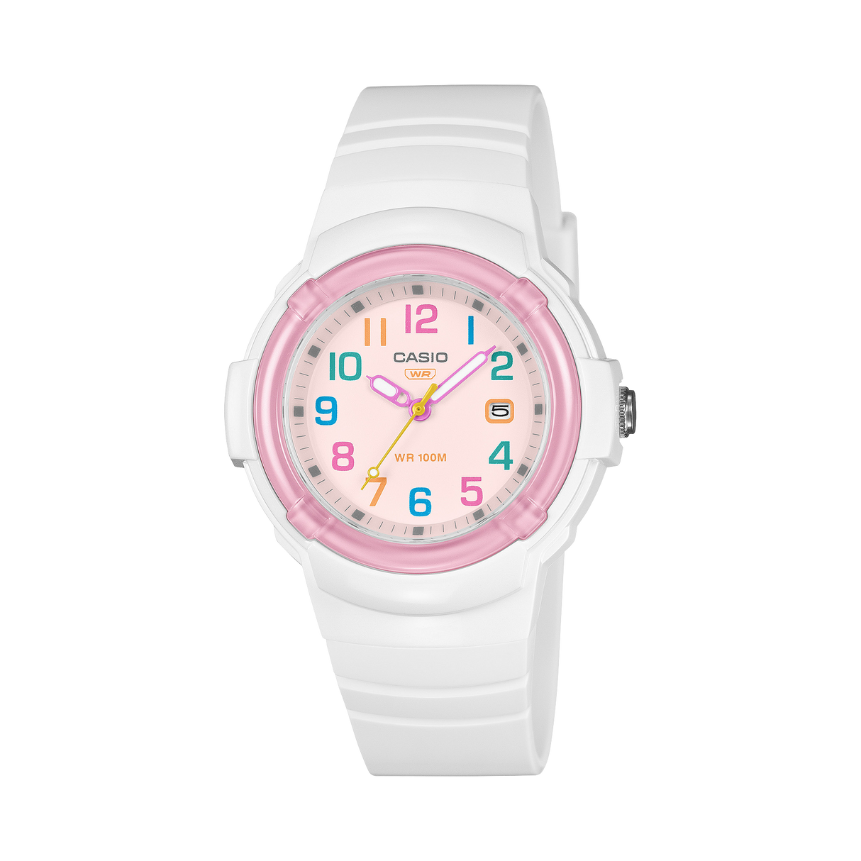 LX-800H-7A1V Reloj Casio de mujer banda de silicona
