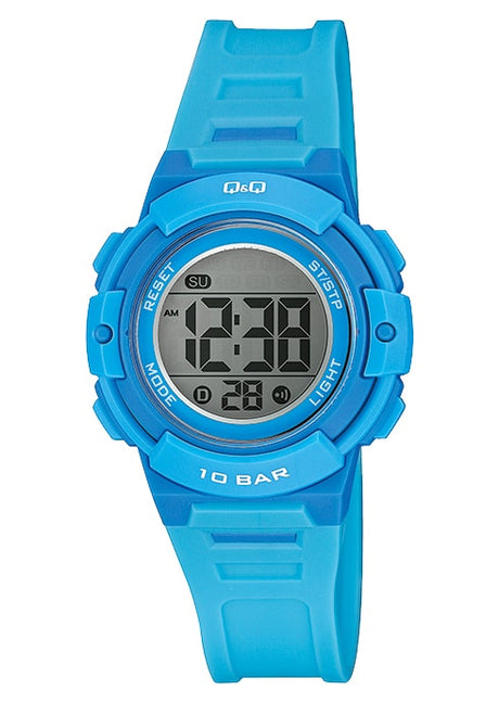 M185J001Y QQ Reloj Digital de Resina Color Rosado para Niños