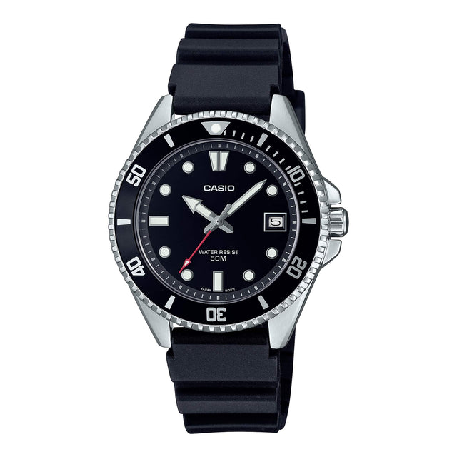 MDV-10-1A1V Reloj Casio Análogo para Hombre con Correa de Caucho