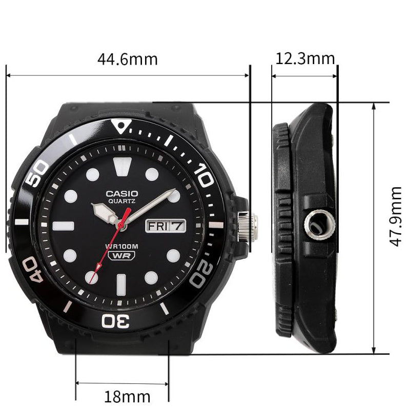 MRW-230H-1E1V Casio de hombre pulsera de resina