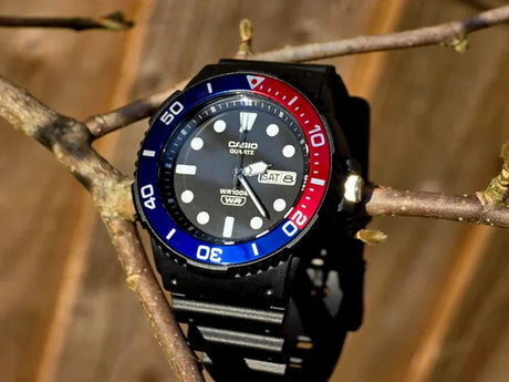 MRW-230H-1E2V Casio de hombre pulsera de caucho