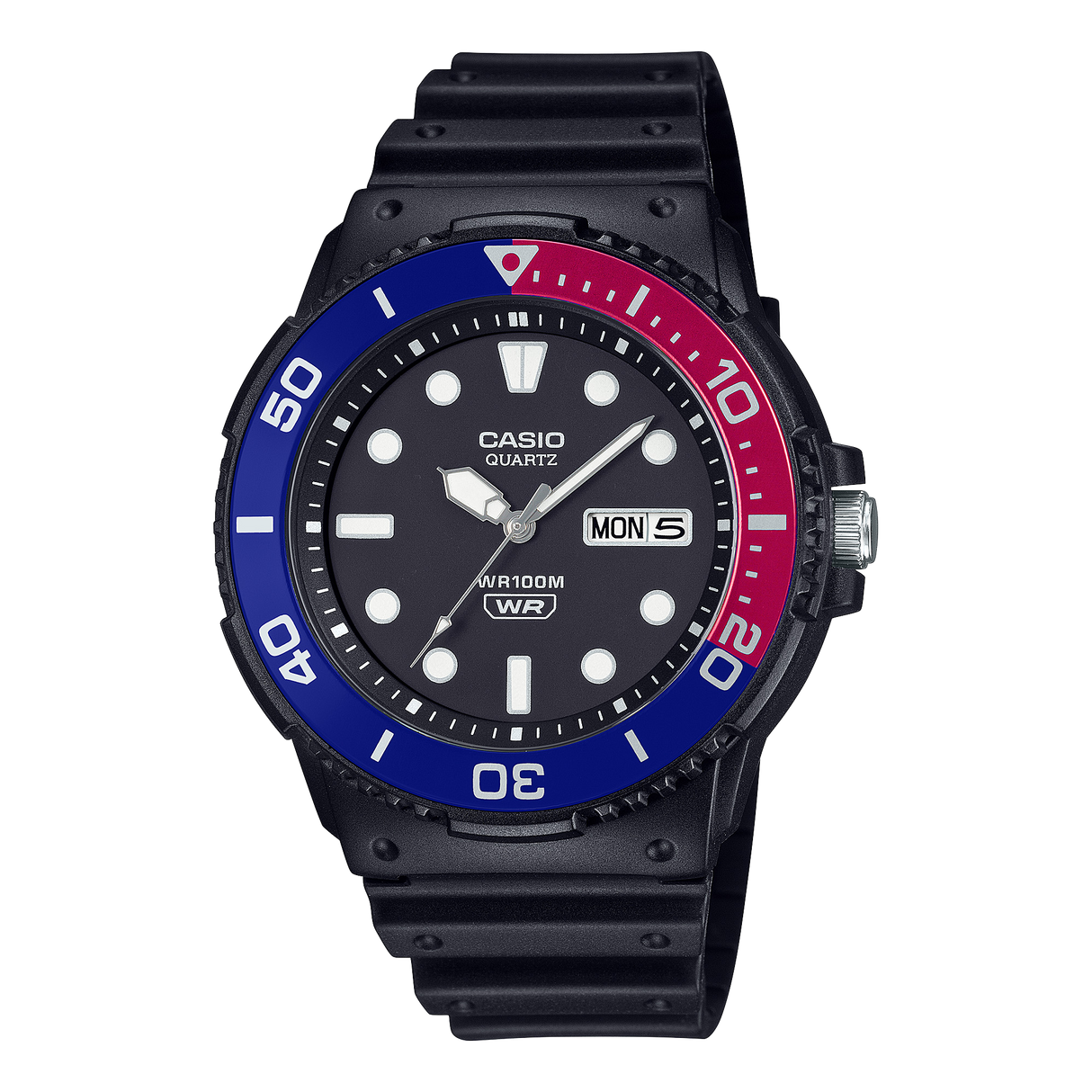 MRW-230H-1E2V Casio de hombre pulsera de caucho
