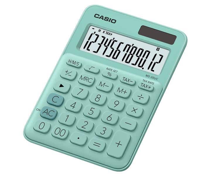 MS-20UC-GN Calculadora Casio de Mesa