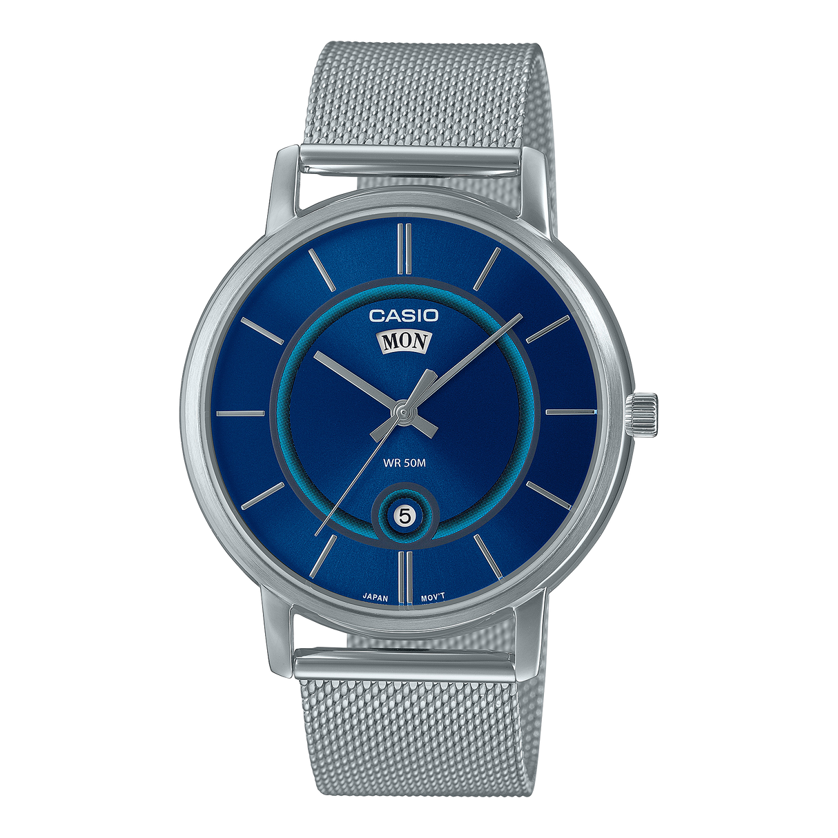 MTP-B120M-2AV Casio de caballero pulsera mesh