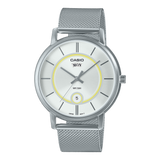 MTP-B120M-7AV Casio de caballero pulsera de acero inoxidable