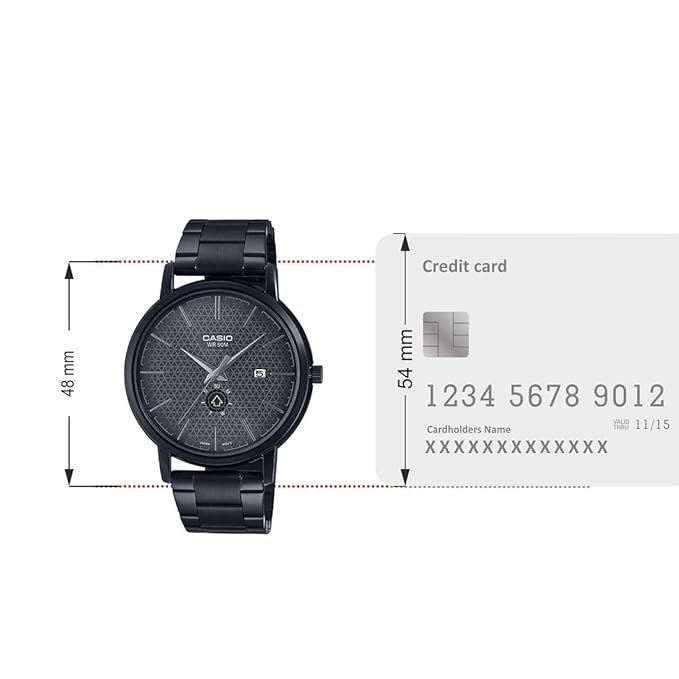 MTP-B125B-8AV Casio de hombre pulsera de metal