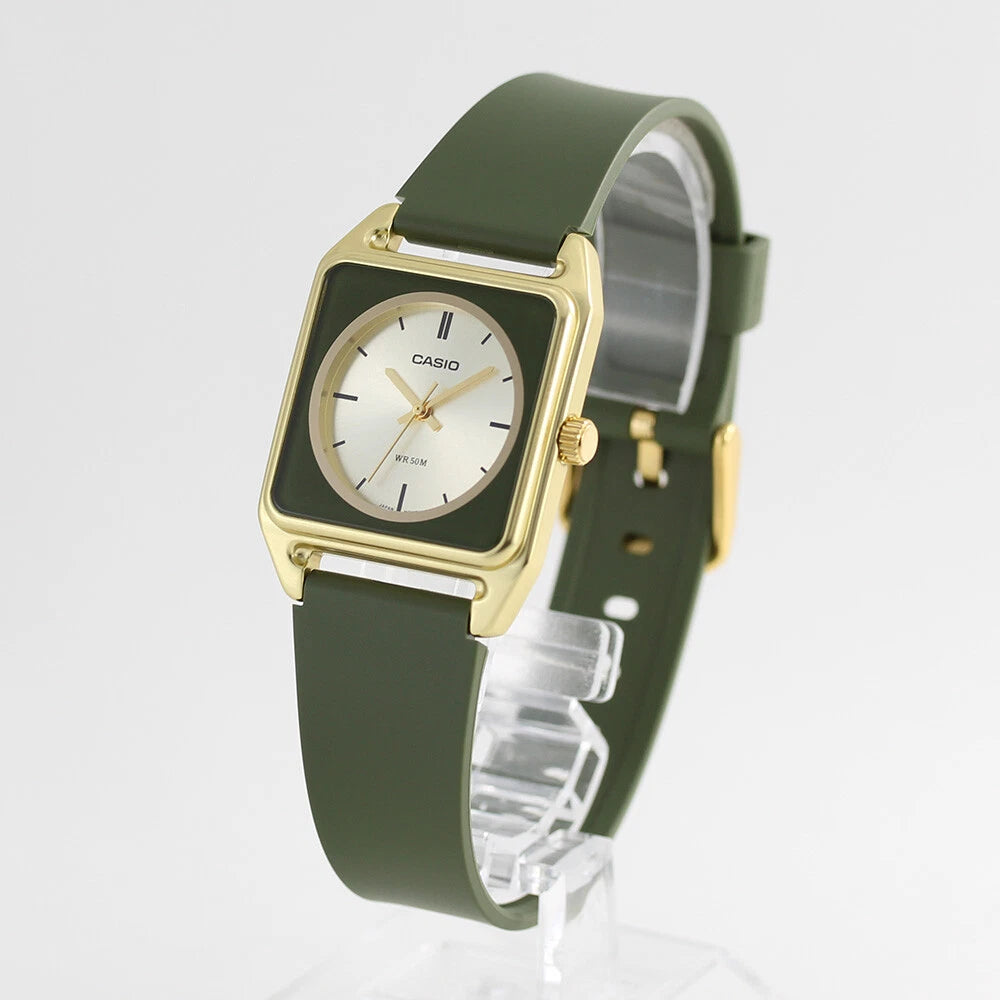 MTP-B170-3EV Reloj Casio de dama correa de caucho