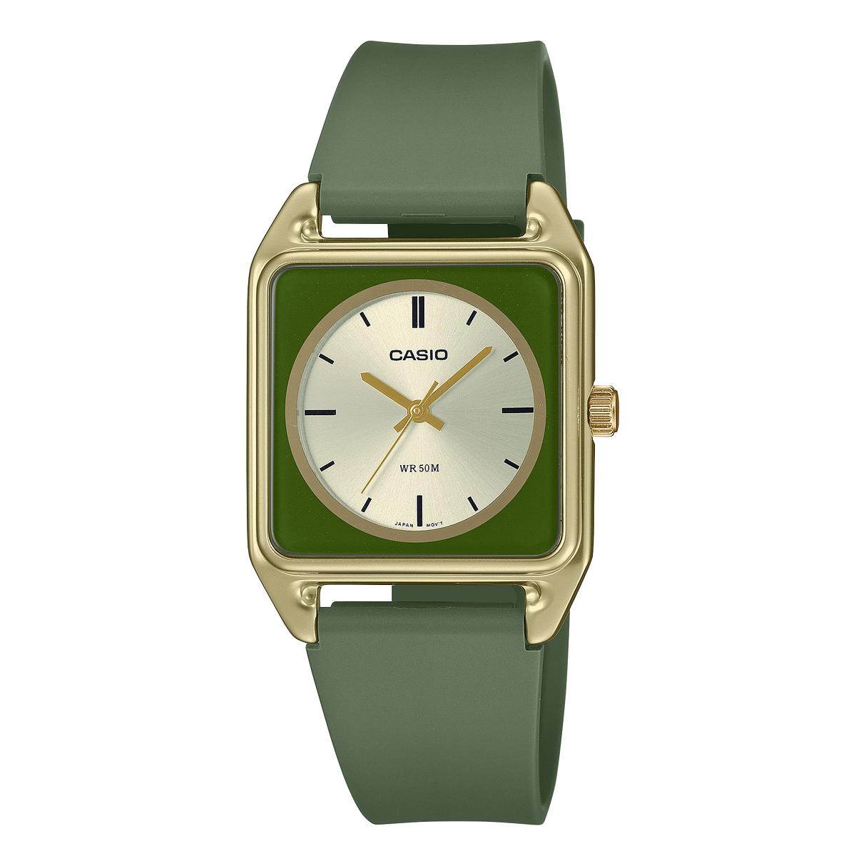 MTP-B170-3EV Reloj Casio de dama correa de caucho