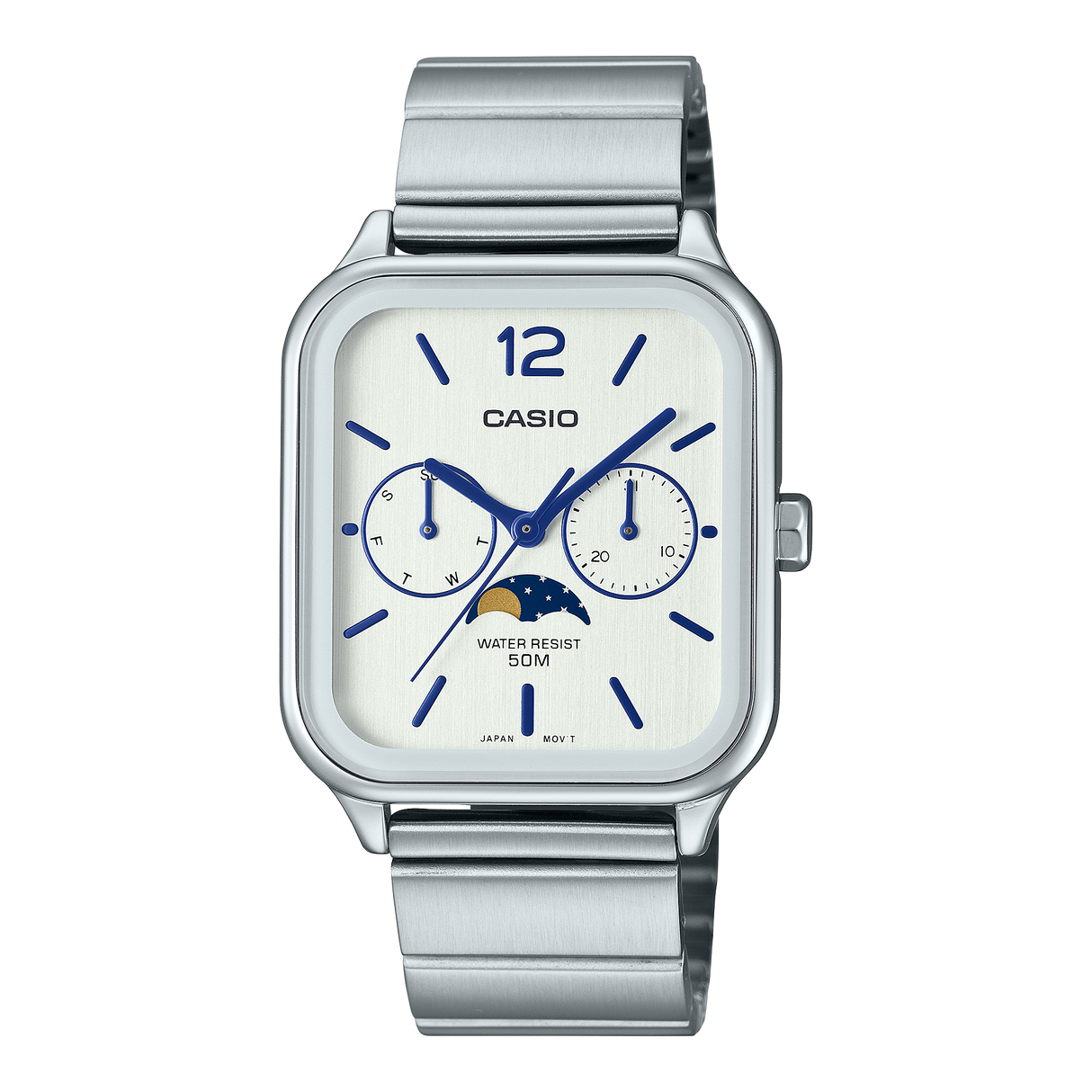 MTP-M305D-7AV Casio de caballero pulsera de metal