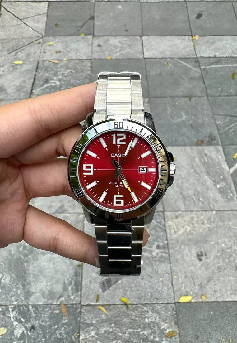 MTP-VD01D-4BV Casio de hombre pulsera de metal