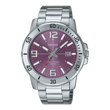 MTP-VD01D-6BV Casio de caballero correa de acero inoxidable