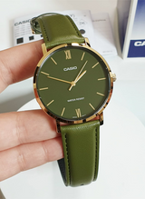 MTP-VT01GL-3B Casio de hombre pulsera de piel