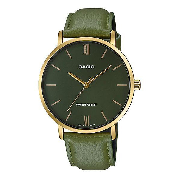 MTP-VT01GL-3B Casio de hombre pulsera de piel