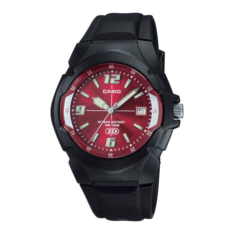 MW-600F-4AVCF Reloj Casio para Hombre, 10 Años de Batería