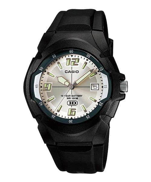 MW-600F-7AV Reloj Casio para Hombre, 10 Años de Batería