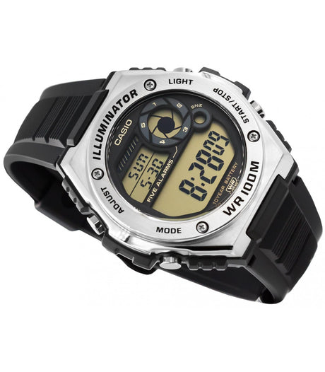 MWD-100H-9AV Reloj Casio para Hombre, Illuminator 10 Años de Batería