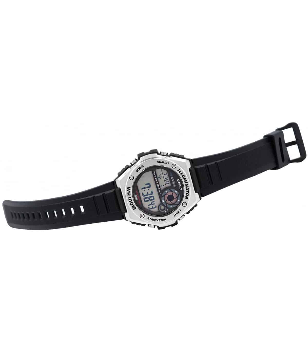 MWD-100H-9AV Reloj Casio para Hombre, Illuminator 10 Años de Batería