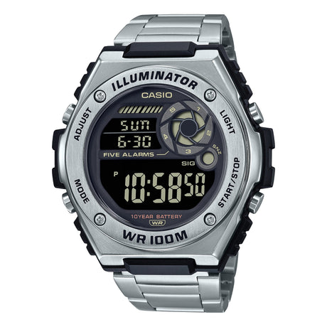 MWD-100HD-1BV Reloj Casio para Hombre, Illuminator 10 Años de Batería