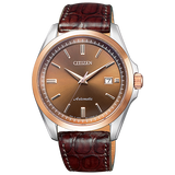 NB1045-16W Citizen Automatic de caballero pulsera de piel genuino