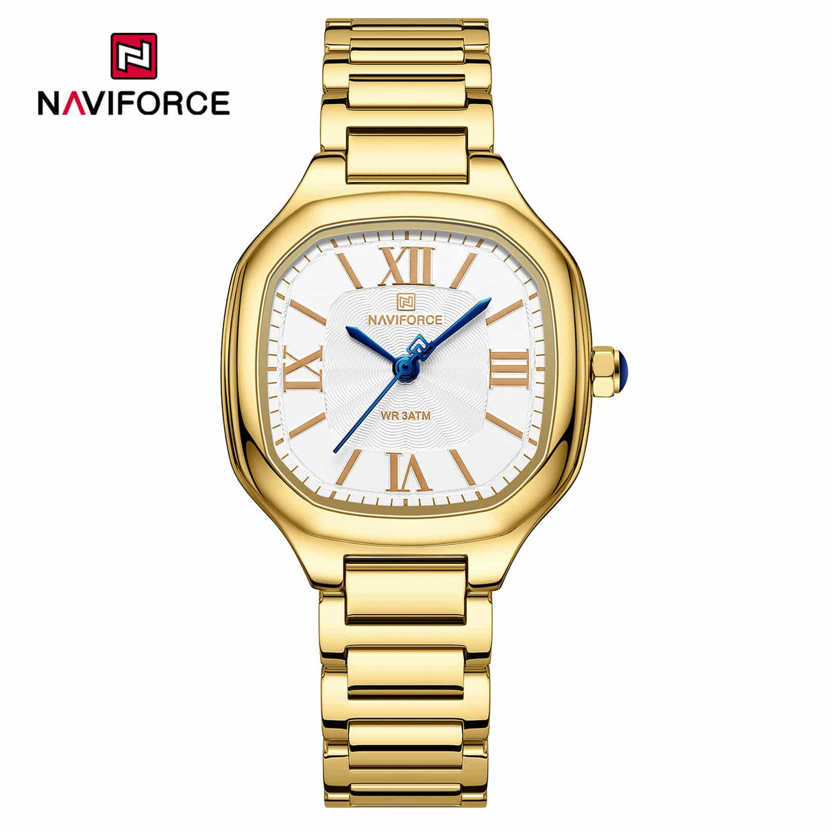 NF5042 Naviforce Reloj para dama pulsera de acero inoxidable