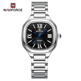 NF5042 Naviforce Reloj para dama pulsera de acero inoxidable